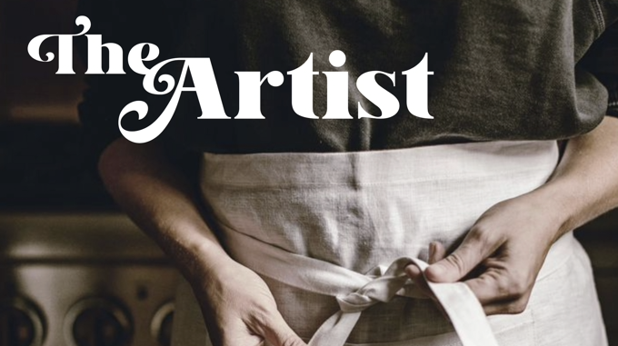 The Artist: a baker working with pastry dough.