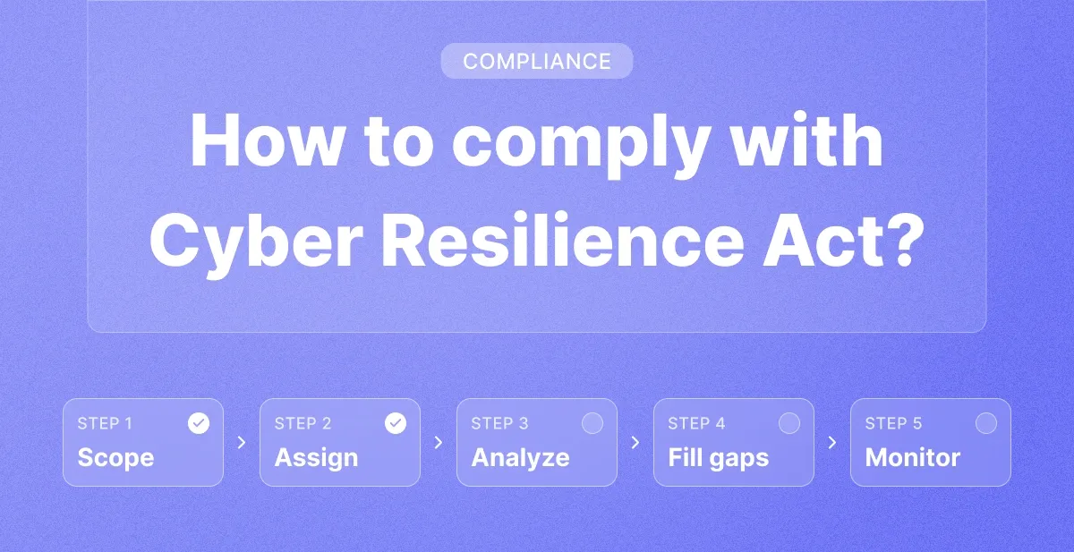 How to comply with Cyber Resilience Act?