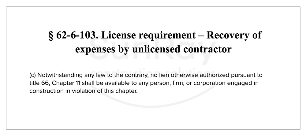 § 62-6-103 License requirement