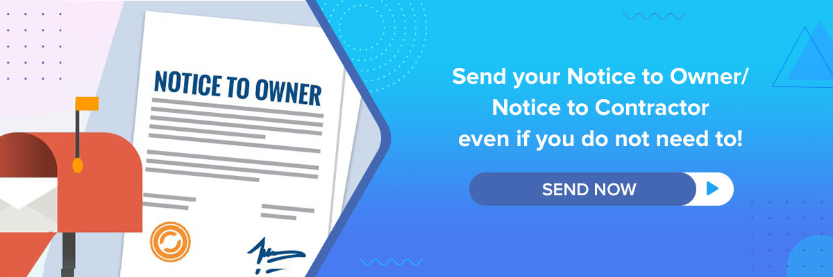 Notice to Owner, Notice to Contractor