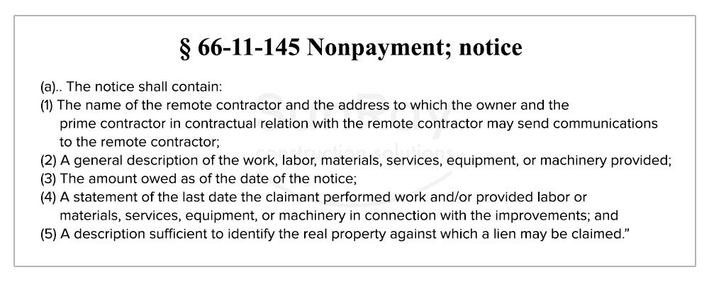Notice of Nonpayment Requirements