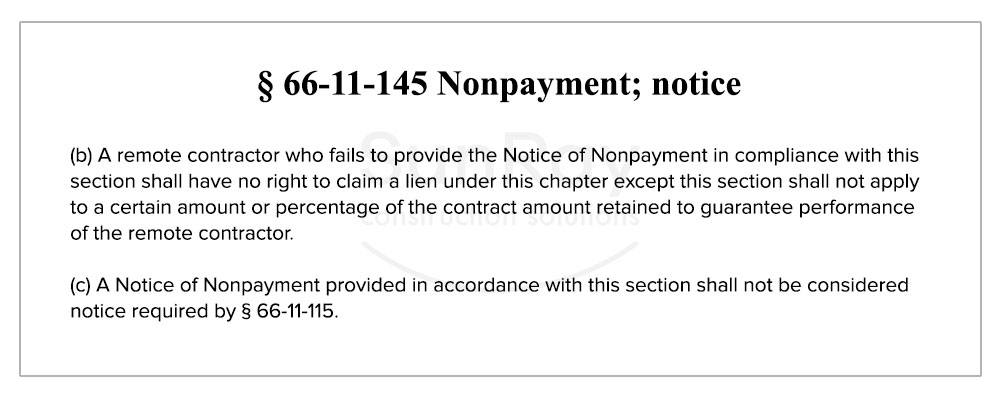 Notice of Nonpayment Consequences