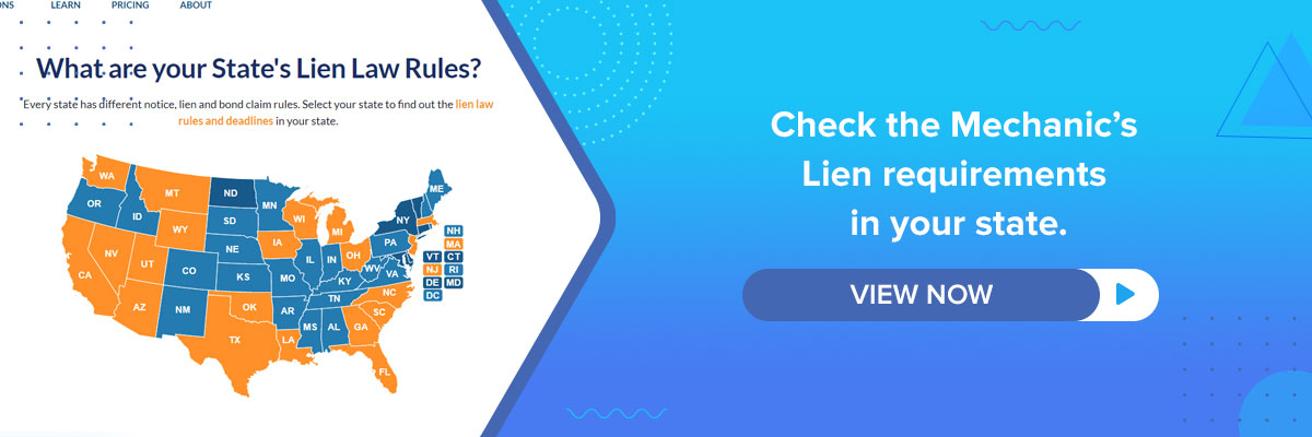 mechanics lien requirements