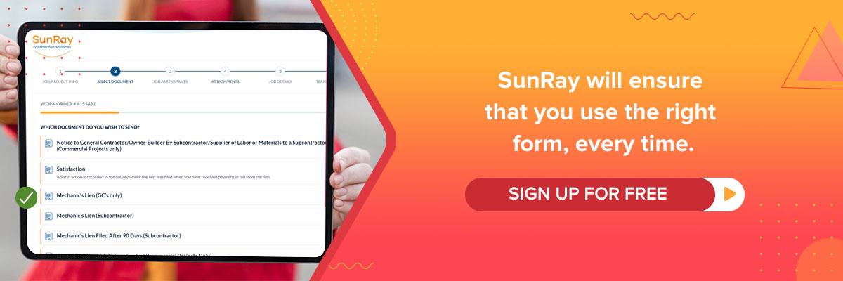 SunRay signup