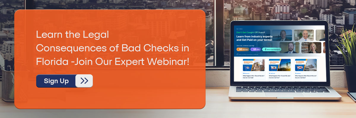 CTA – Learn the Legal Consequences of Bad Checks in Florida—Join Our Expert Webinar! - Sign Up 