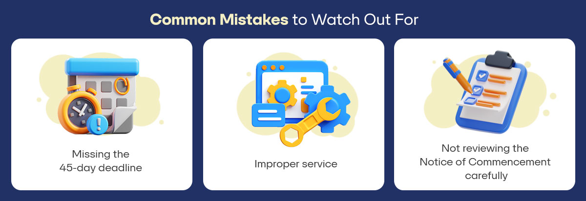 Graphic - Common Mistakes to Watch Out For – below 3 points 