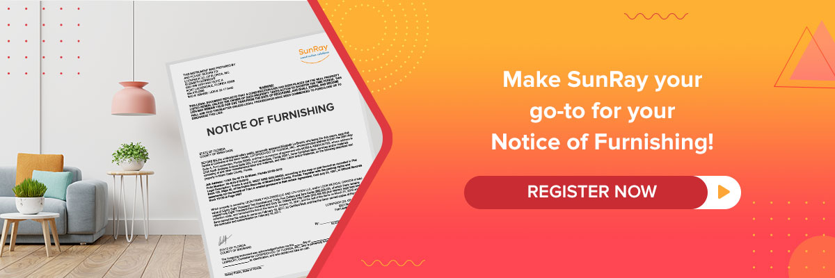 Notice of Furnishing