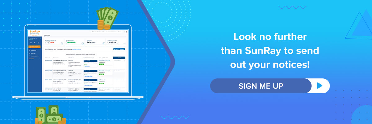 Notice of Furnishing - send your notices