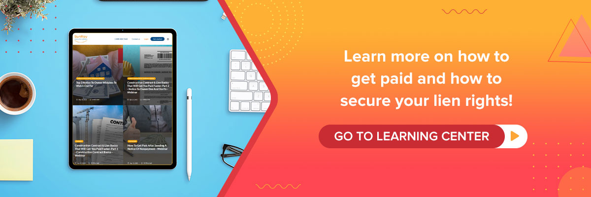 secure your lien rights