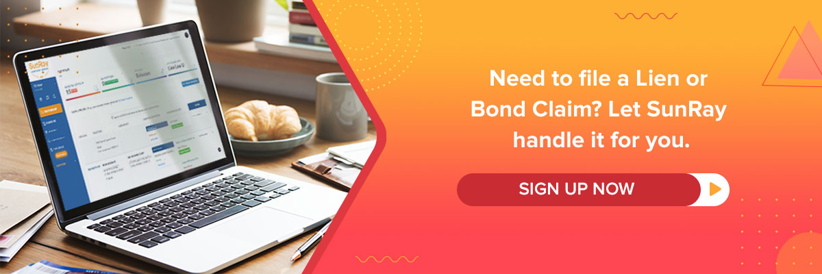 file a lien or bond claim deadlines