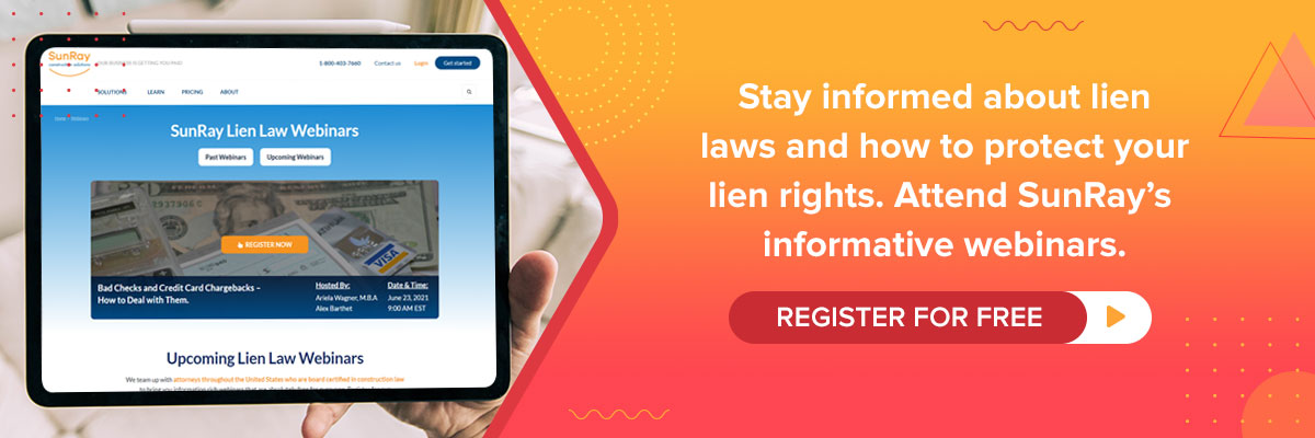 protect your lien rights