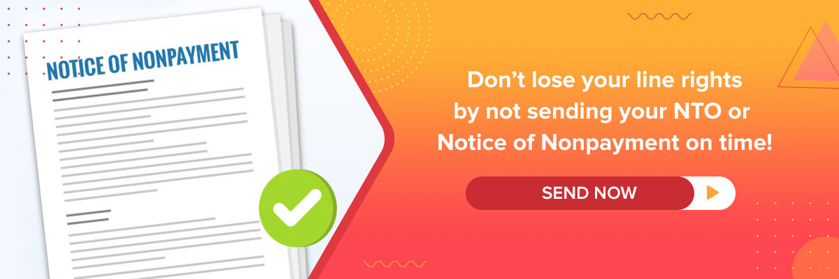 notice of nonpayment