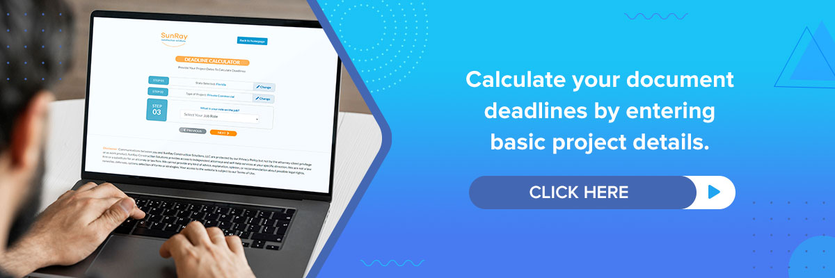 construction document deadlines