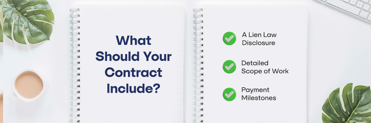 Graphic – What Should Your Contract Include  
