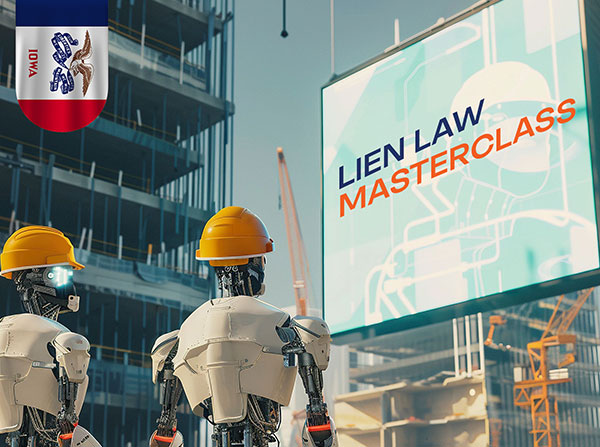 Lien & Bond Claim Masterclass: Everything They Don’t Tell You (But Should!) – Iowa Webinar by Stephen Marso