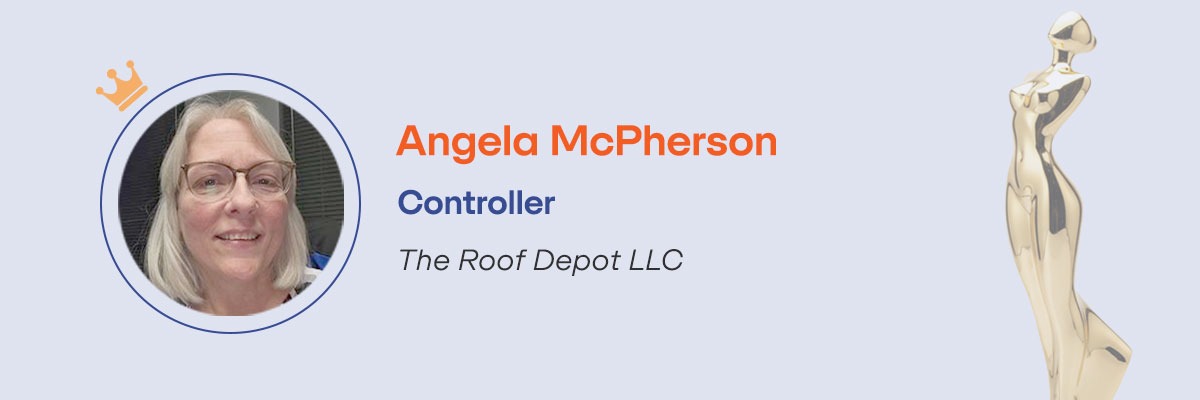 Angela McPherson – Controller, The Roof Depot LLC