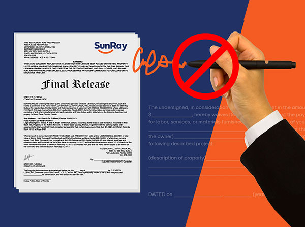 STOP! Don’t Sign That Release Unless It Says This – Florida Webinar by Alex Barthet