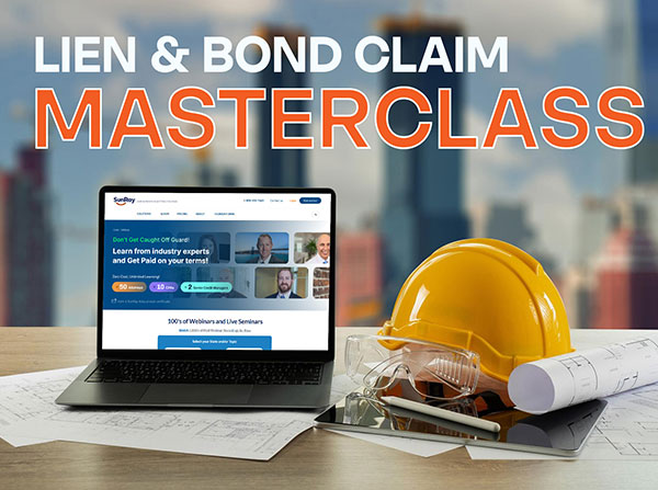 Lien & Bond Claim Masterclass: Everything They Don’t Tell You (But Should!) – Virginia Webinar
