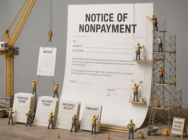What Documents Support a Strong Notice of Nonpayment Claim? 