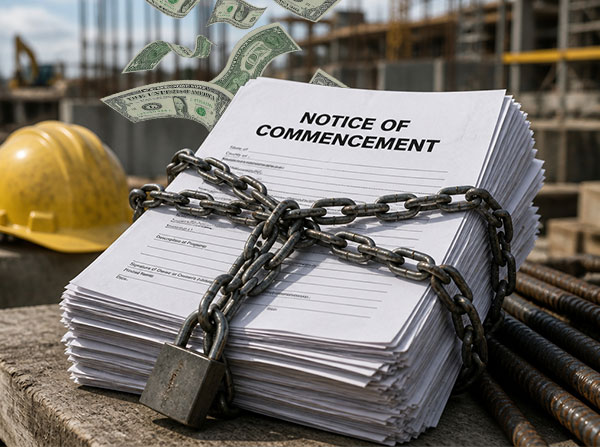 How Notice of Commencement Affects Payment Chains in Construction