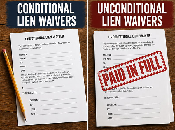 Conditional vs. Unconditional Lien Waivers in Florida: Which One Should You Use? 