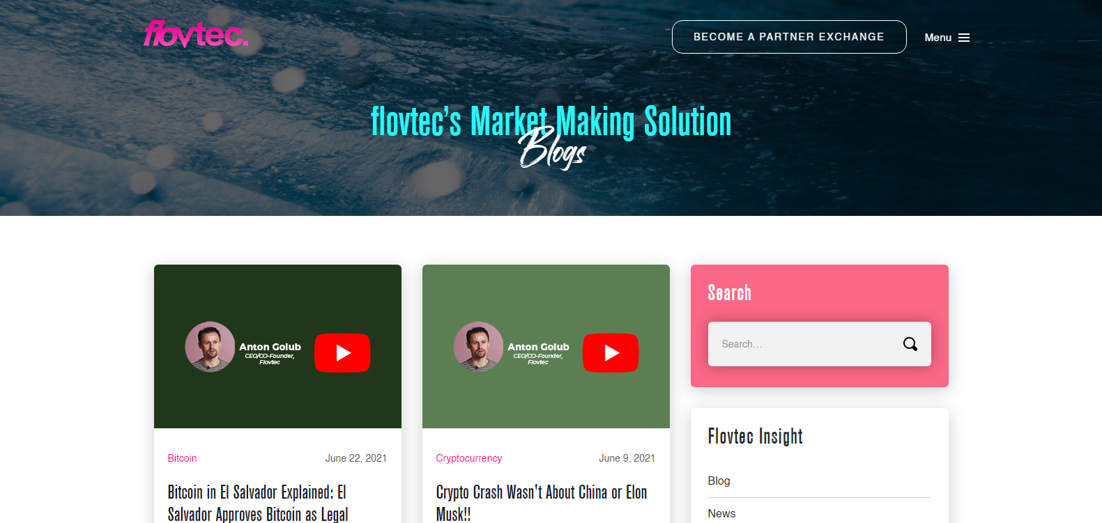 Detailed blogs, videos and podcasts on Crypto market making and more  undefined