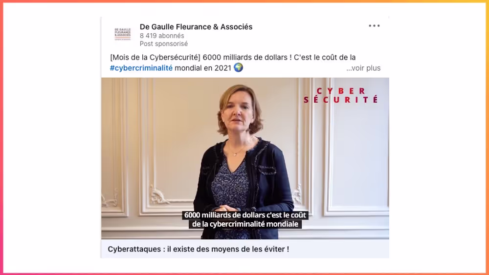 Exemple de publicités sur LinkedIn. 