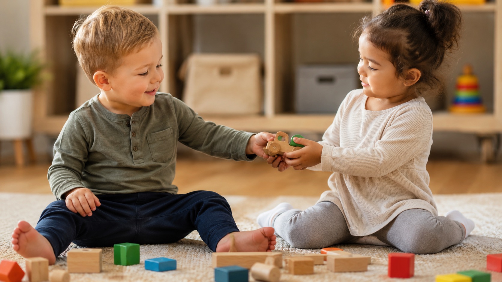 Helping Your Child Learn to Share and Be Kind
