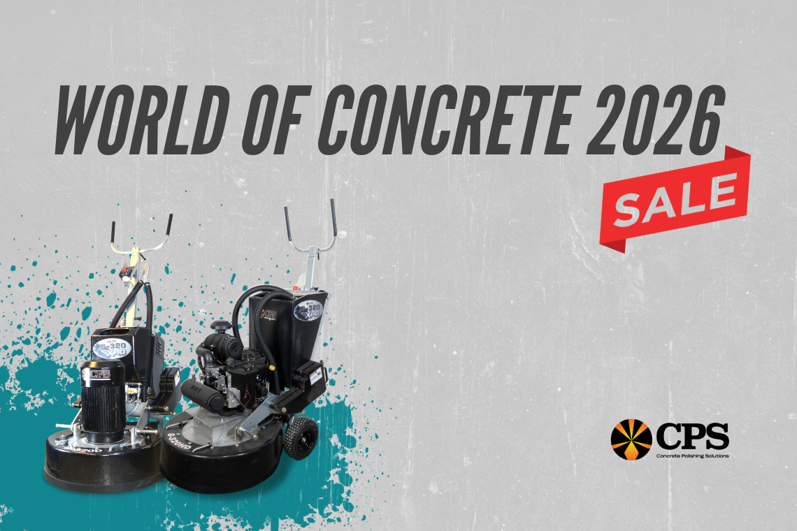 CPS G-320 XHD Propane and Electric Floor Grinders at exclusive World of Concrete prices