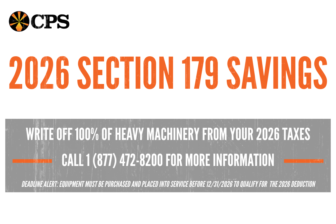 2026 Section 179 Savings, deadline 12/31/2026. Call 1 (877) 472-8200