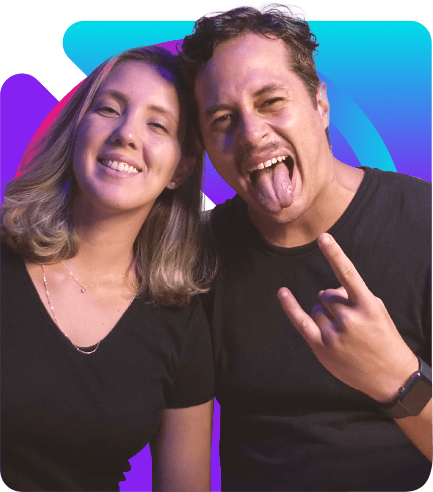 Foto de Jess e Vini.