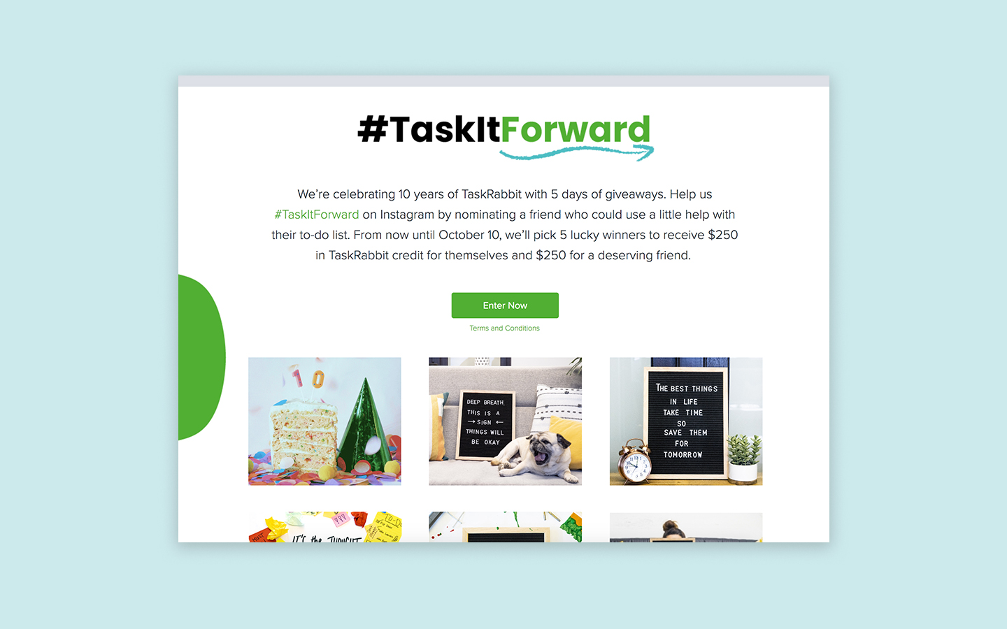 TaskRabbit Marketing Project website image