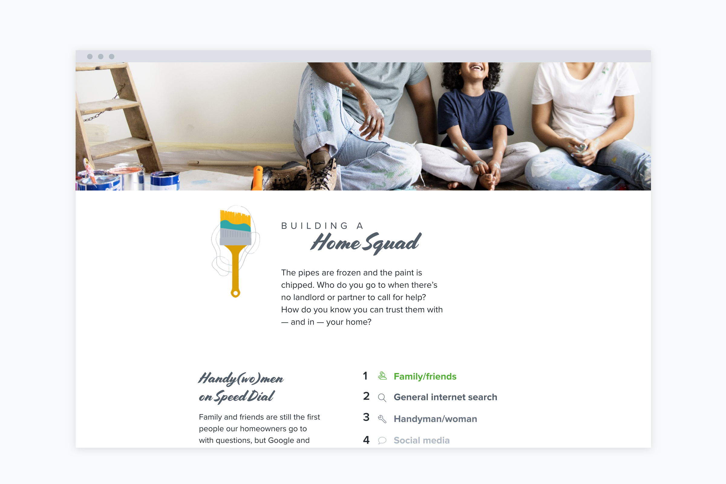 TaskRabbit microsite design