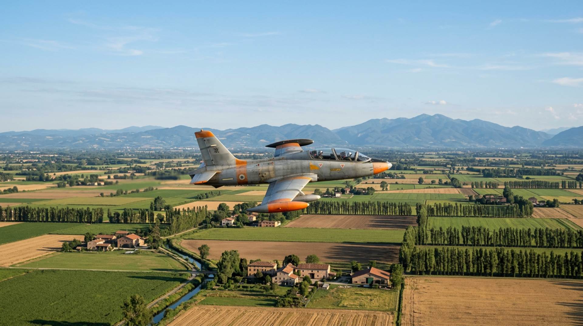 Fly a fighter jet from Reggio Emilia