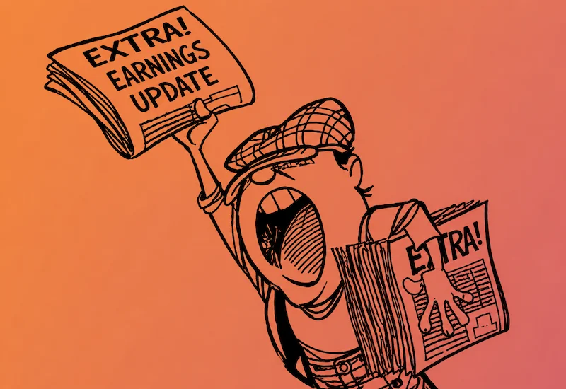 Is it prudent to publish a preview of annual or quarterly results?