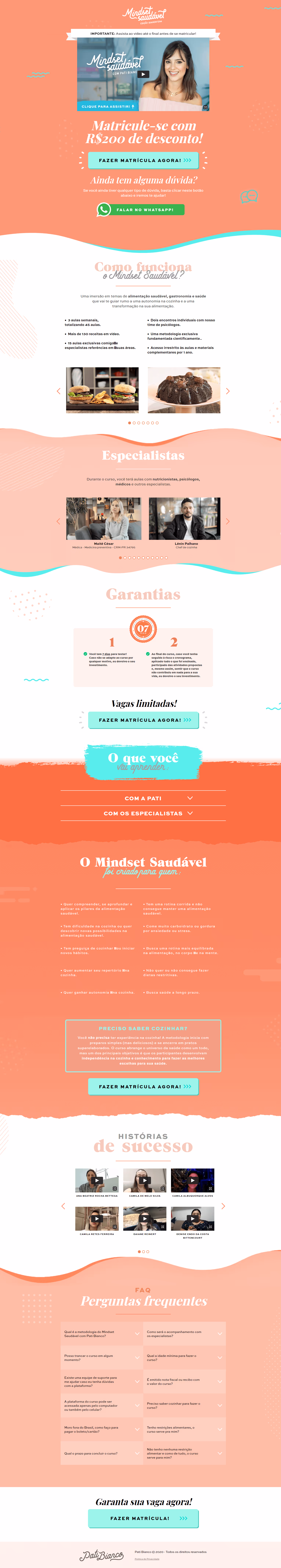 blog de lancamento mindset saudavel