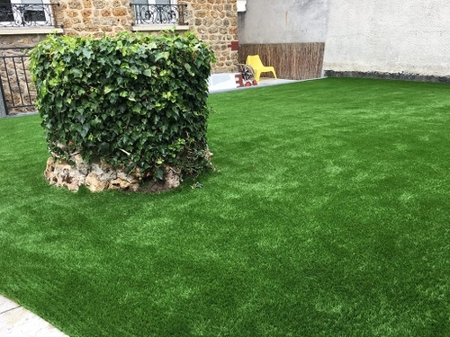 Jardin en gazon synthétique, M+Pose
