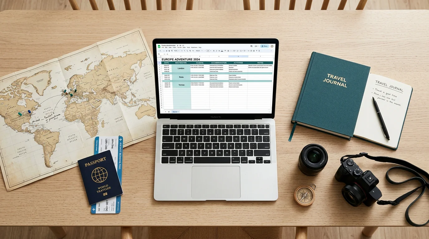 How to Build a Travel Itinerary in Excel: A Complete Guide