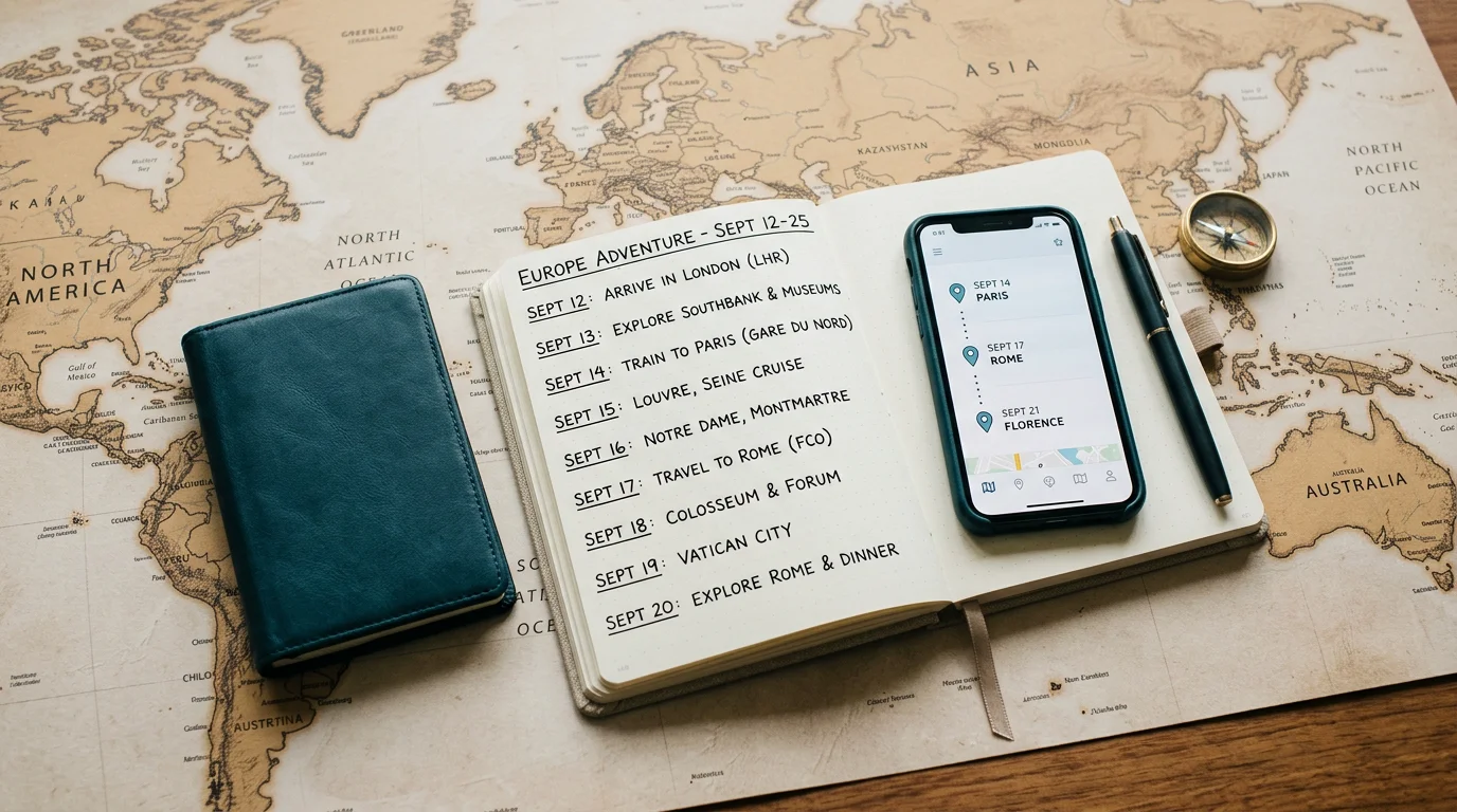 Come condividere un itinerario di viaggio: guida professionale per il 2026
