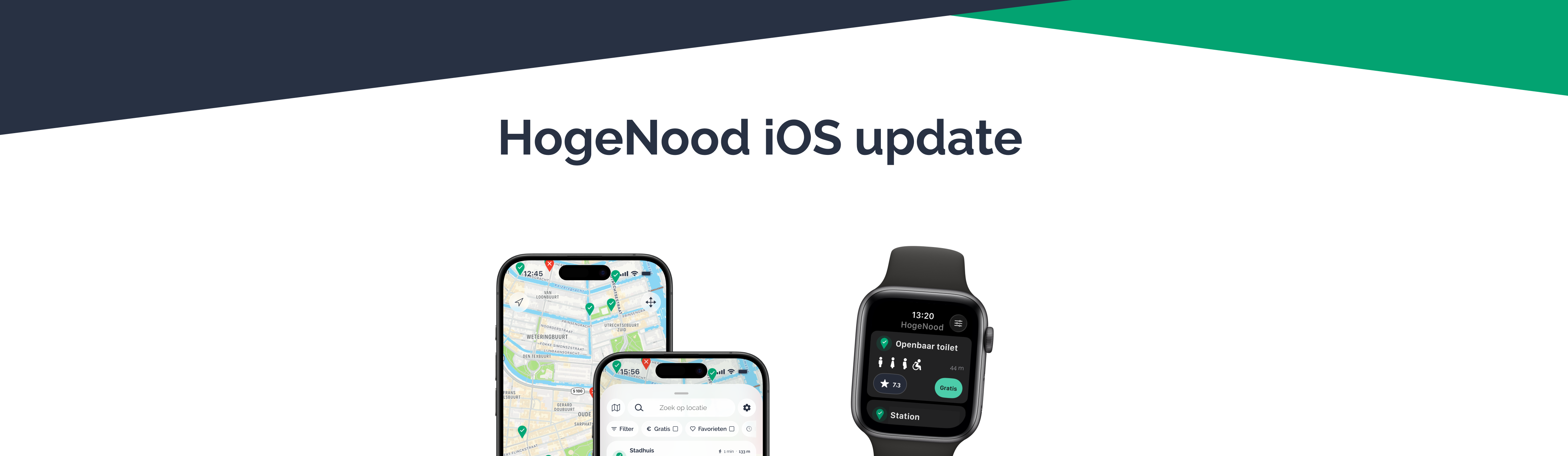 HogeNood vernieuwd: nieuw design, Apple Watch, widget en CarPlay
