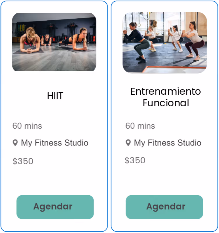 A yoga activities calendar