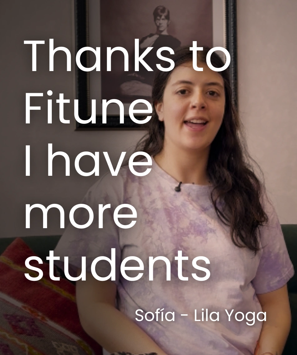 Trustpilot Review: Brilliant software for my yoga classes! It takes cae of online and in-person activities. Fitune created a system that does it all