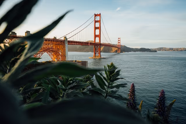 Views of the Golden Gates in San Francisco