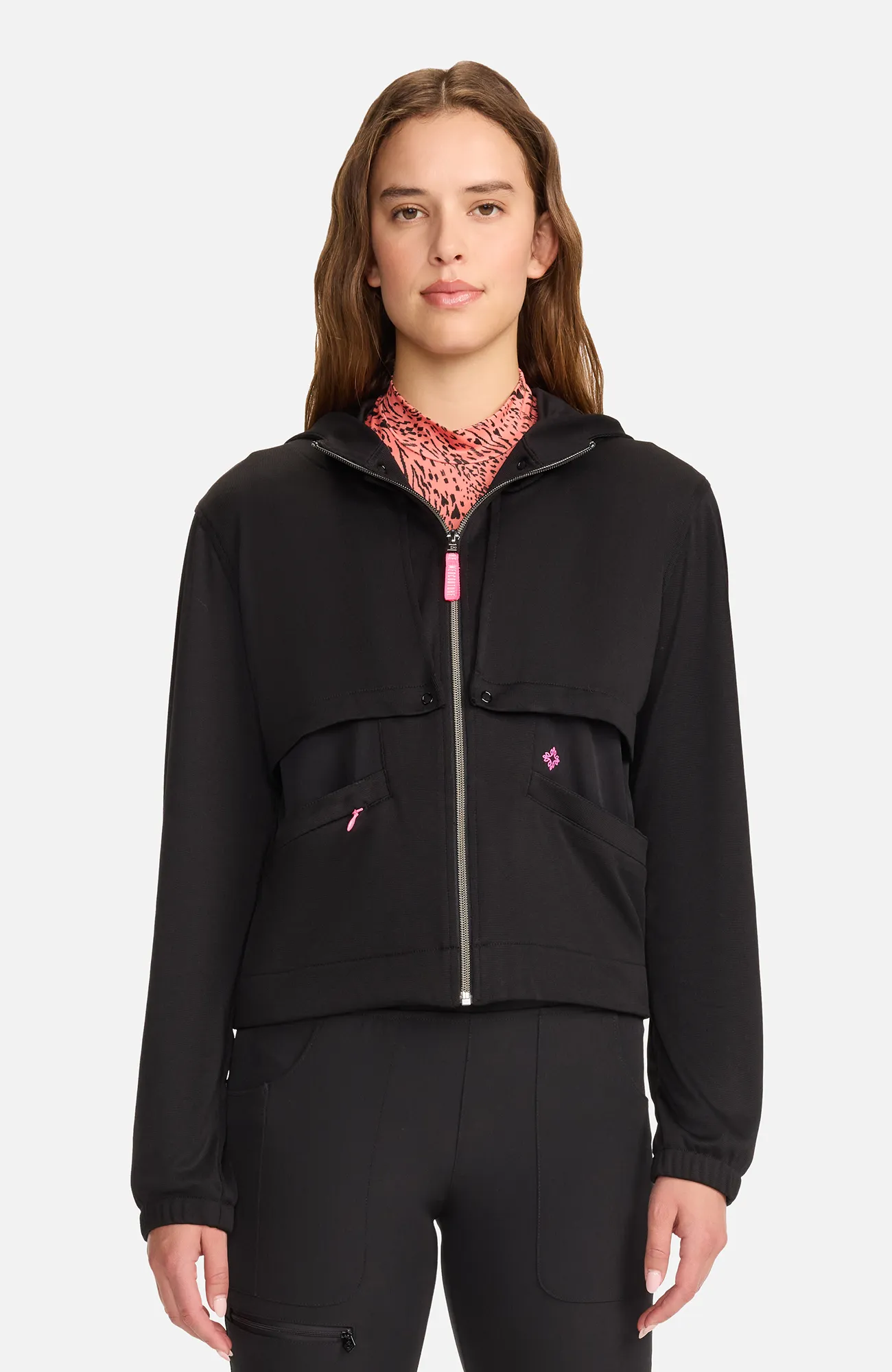 A super-cute windbreaker that converts to a vest? Yes, please. This two-in-one wardrobe winner goes long on style points, with zip-off sleeves ideal for warmer weather or total freedom of movement. An innovative piece for fashion-savvy pros.