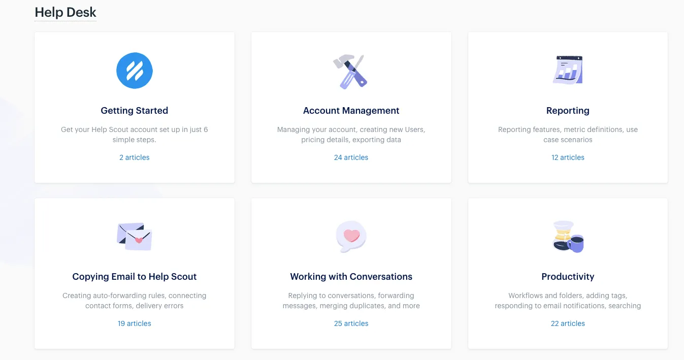 HelpScout Knowledge base