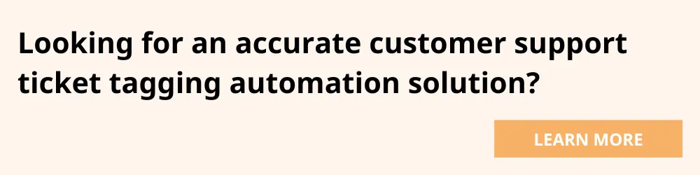 customer support ticket tagging