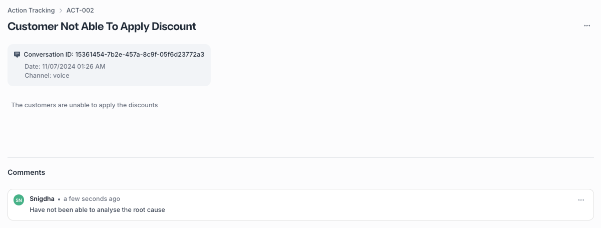 Urgent ticket: customer can’t apply the discount.