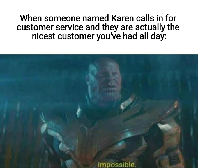 Customer service meme