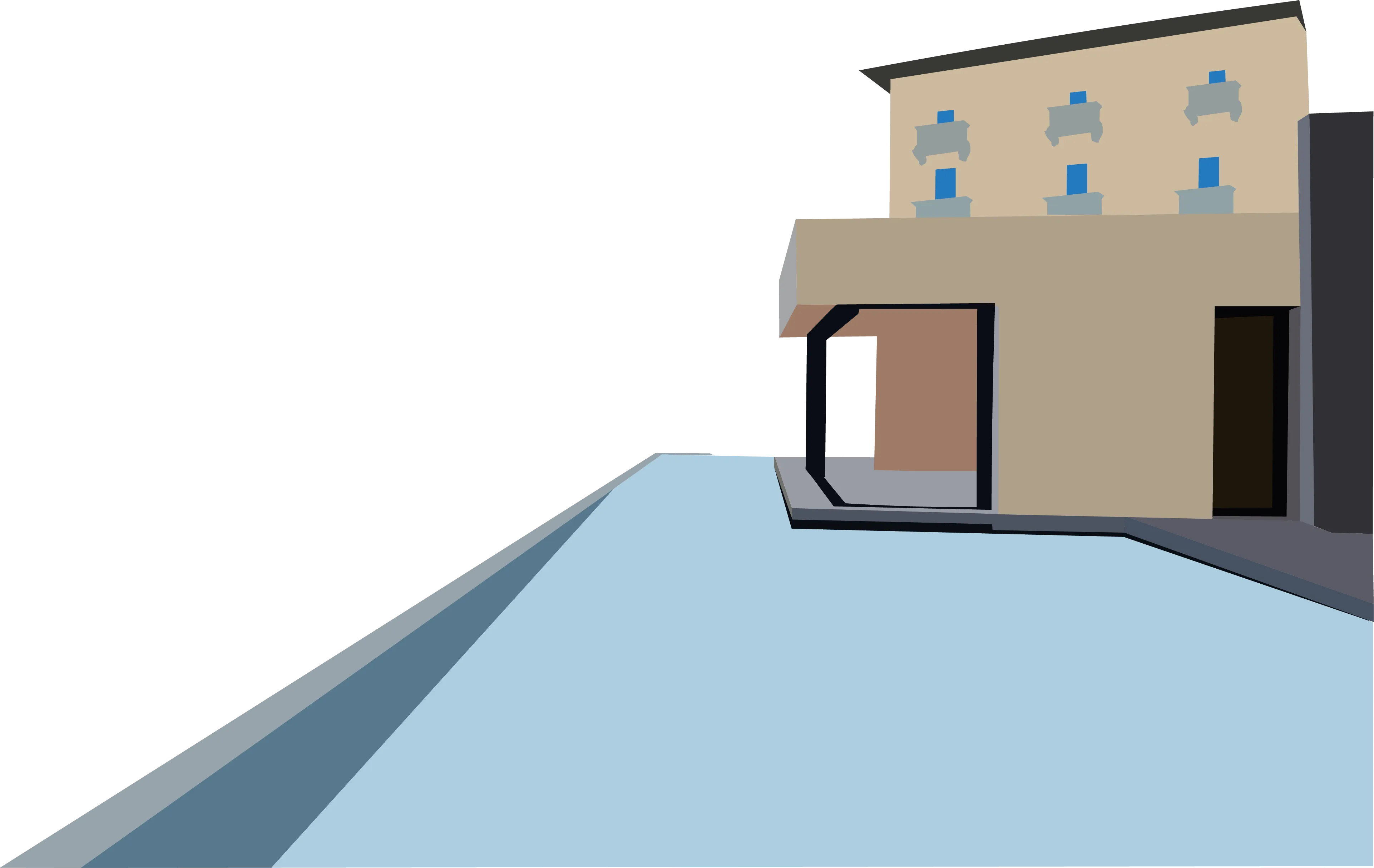 Sketch of a villa