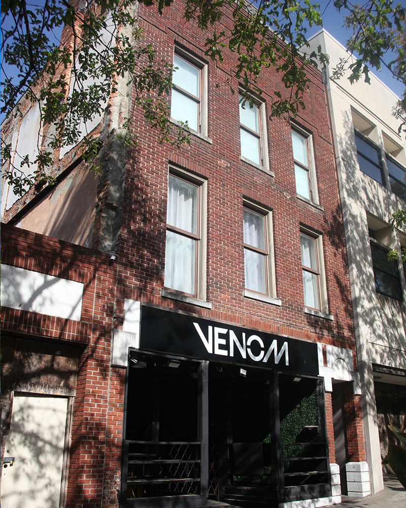 Exterior of 112 Fayetteville Street Apartments Downtown Raleigh NC